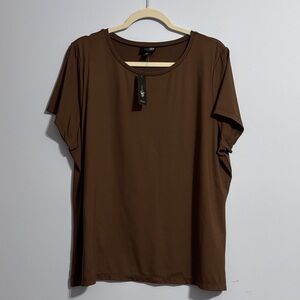 East 5th Everyday Crewneck T-Shirt - Brown size 2XL woman’s